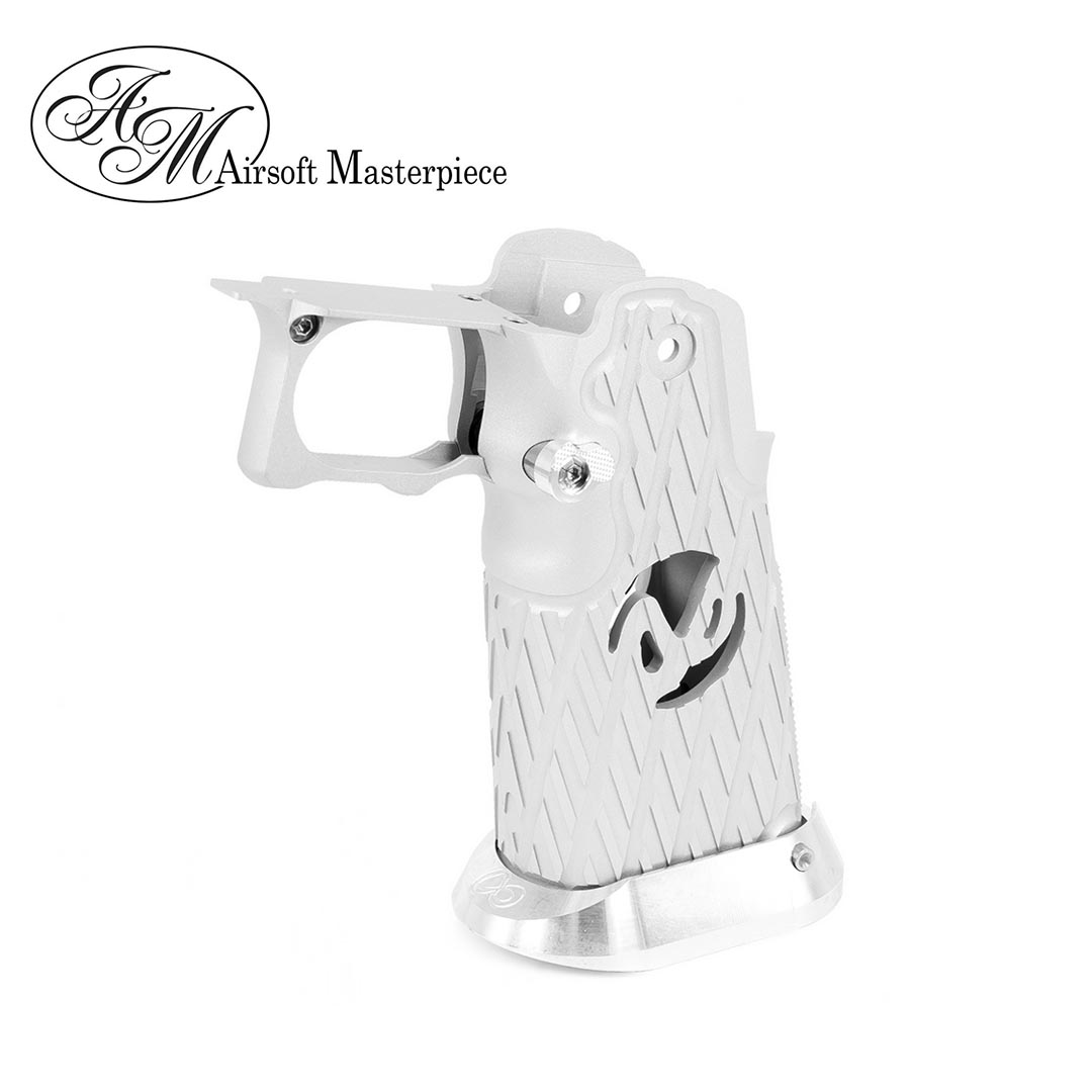Airsoft Masterpiece Aluminum Grip for Hi-CAPA Type 23 (Silver)