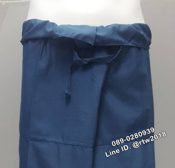 กางเกงเลขายาวสีน้ำเงิน (รหัส E28)