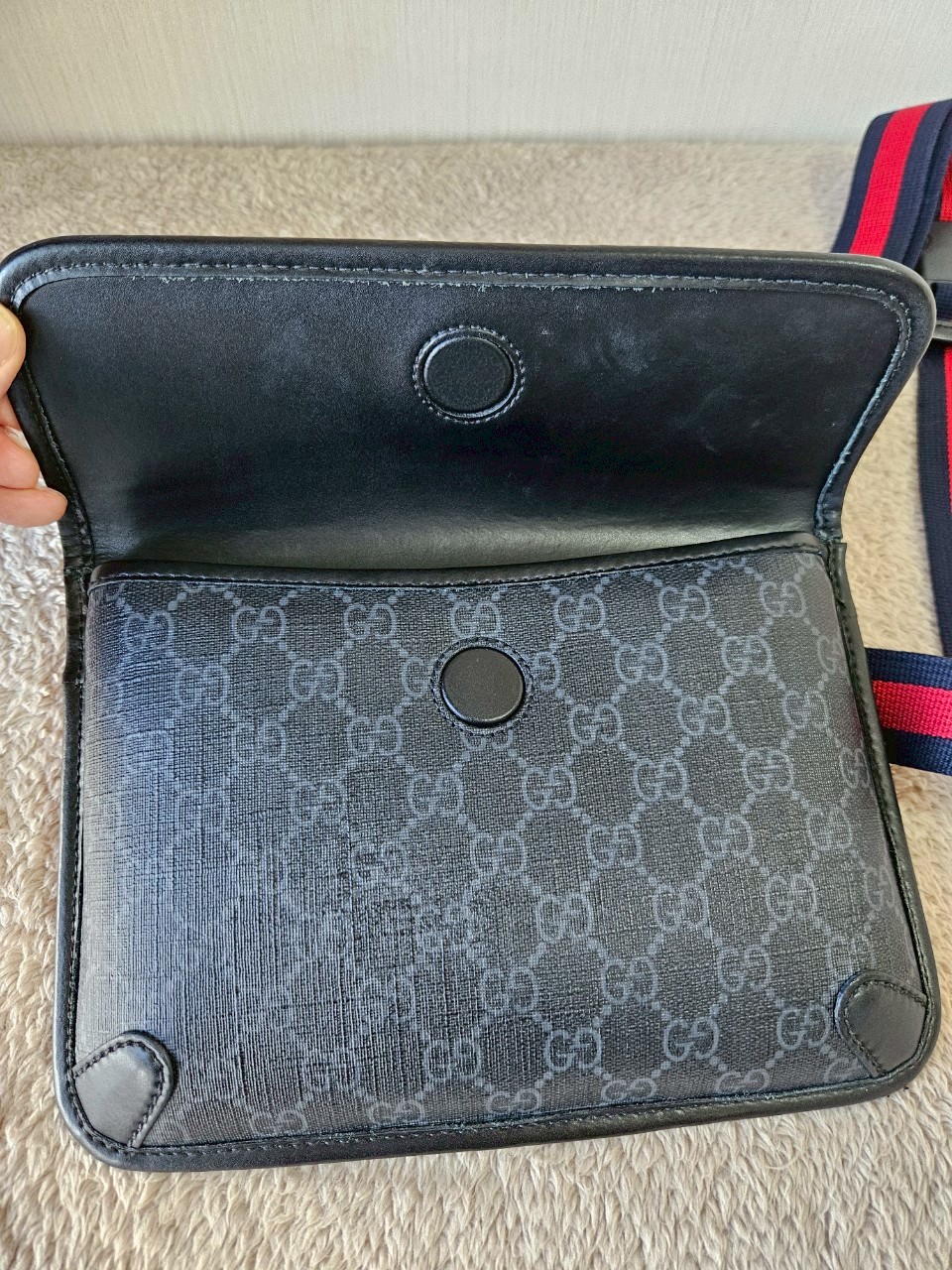 Gucci GG Black Small Beltbag