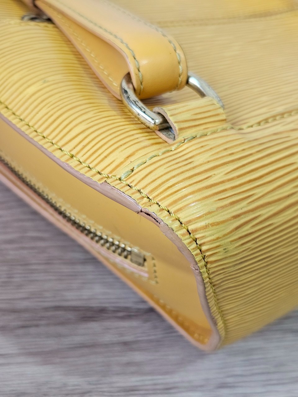 LV Yellow Epi Mabillon Backpack