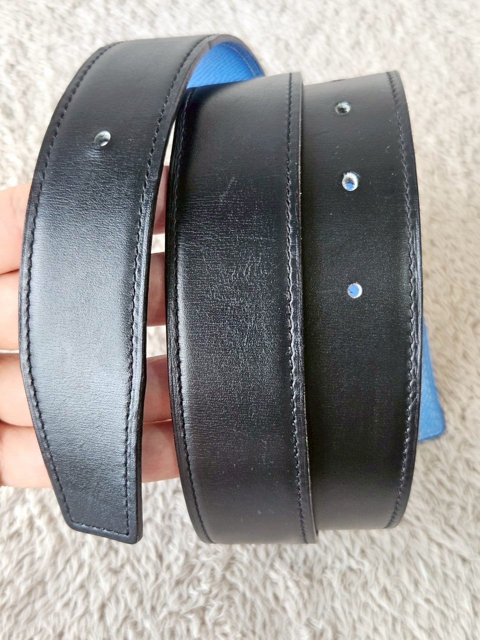 Hermes Belt หัวเงิน