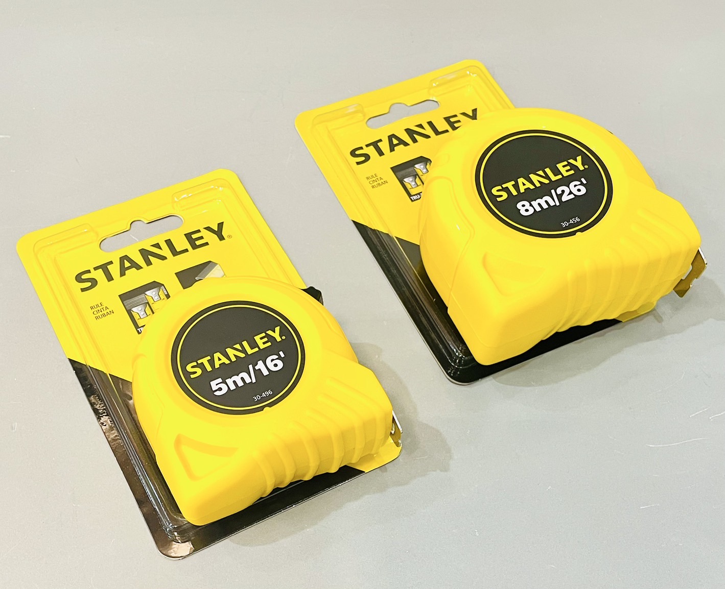 ตลับเมตร สแตนเล่ย์เหลือง 8ม. Globe