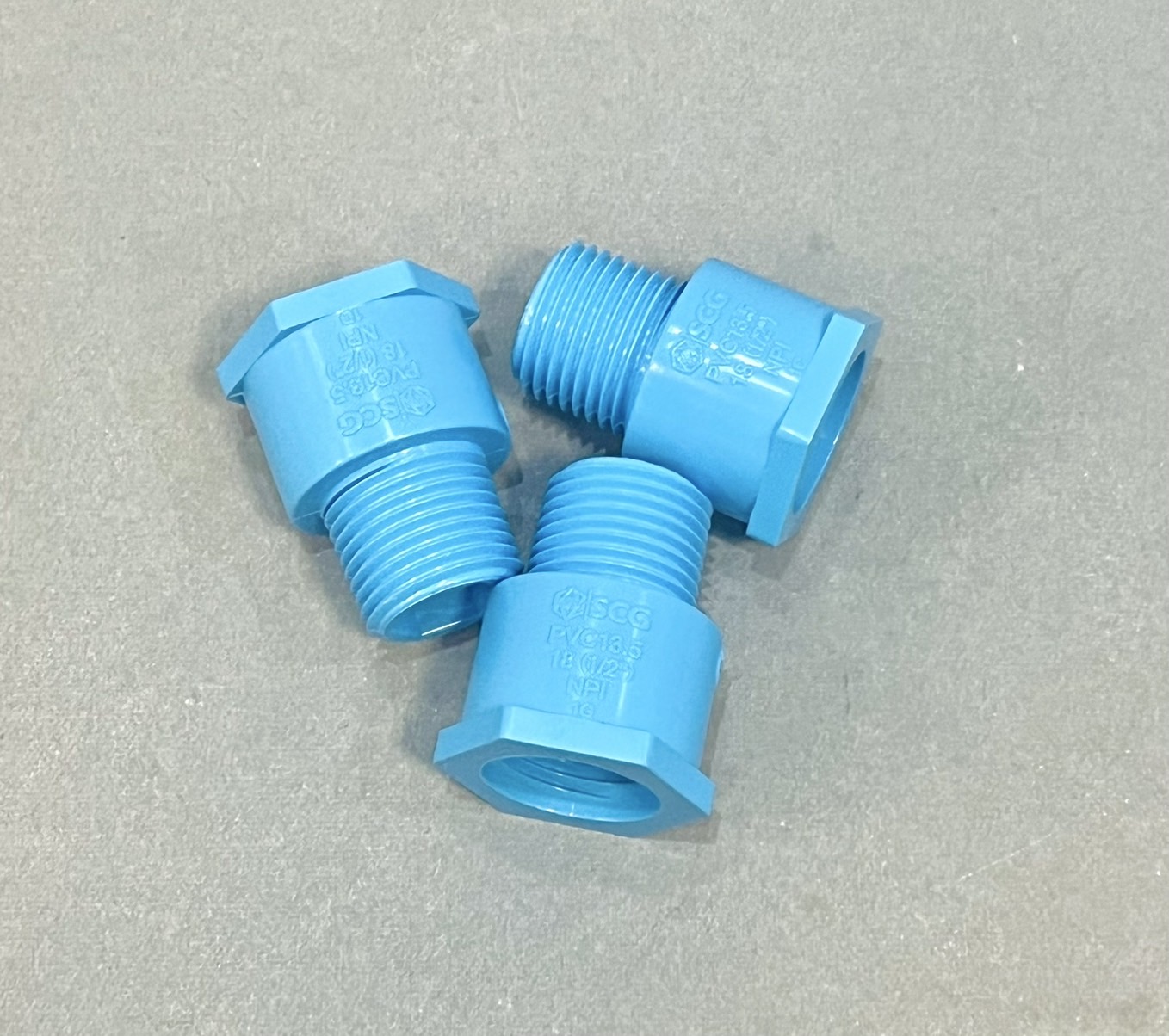 ข้อต่อ ผม. PVC 1/2" SCG