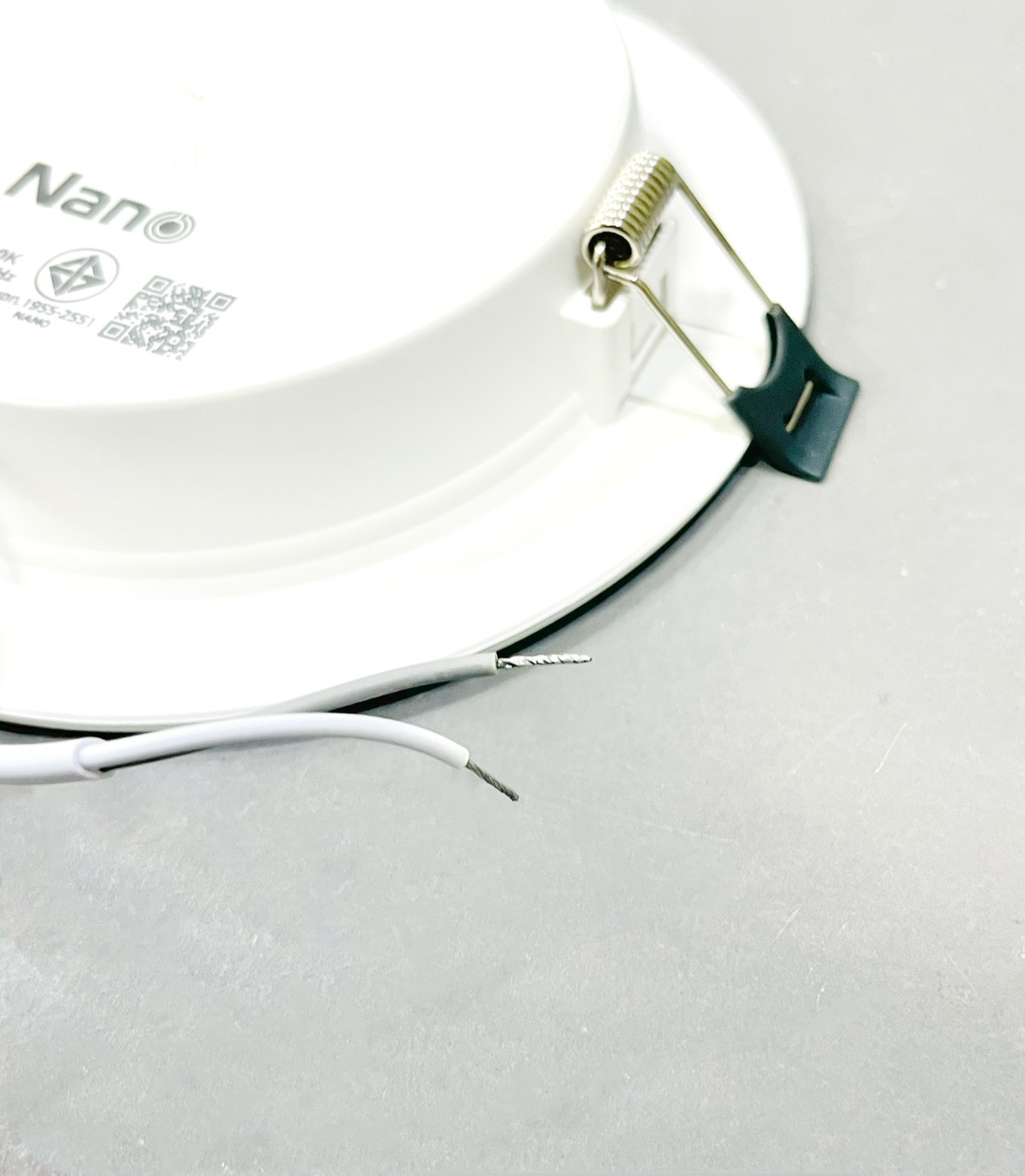 โคมดาวน์ไลท์ฝัง กลม LED แสงขาว Nano