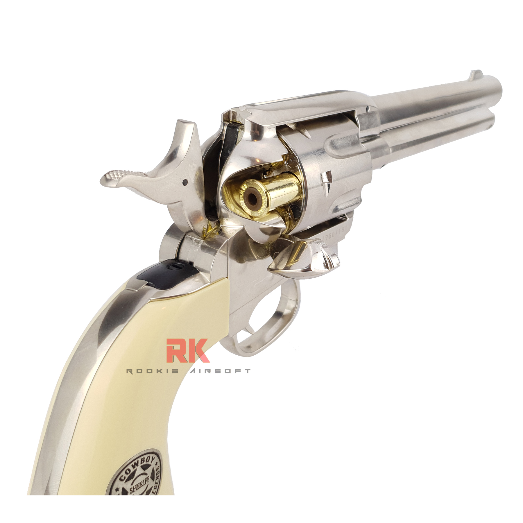 UMAREX Colt SAA Peacemaker Co2 6mm - Nickel Pearl