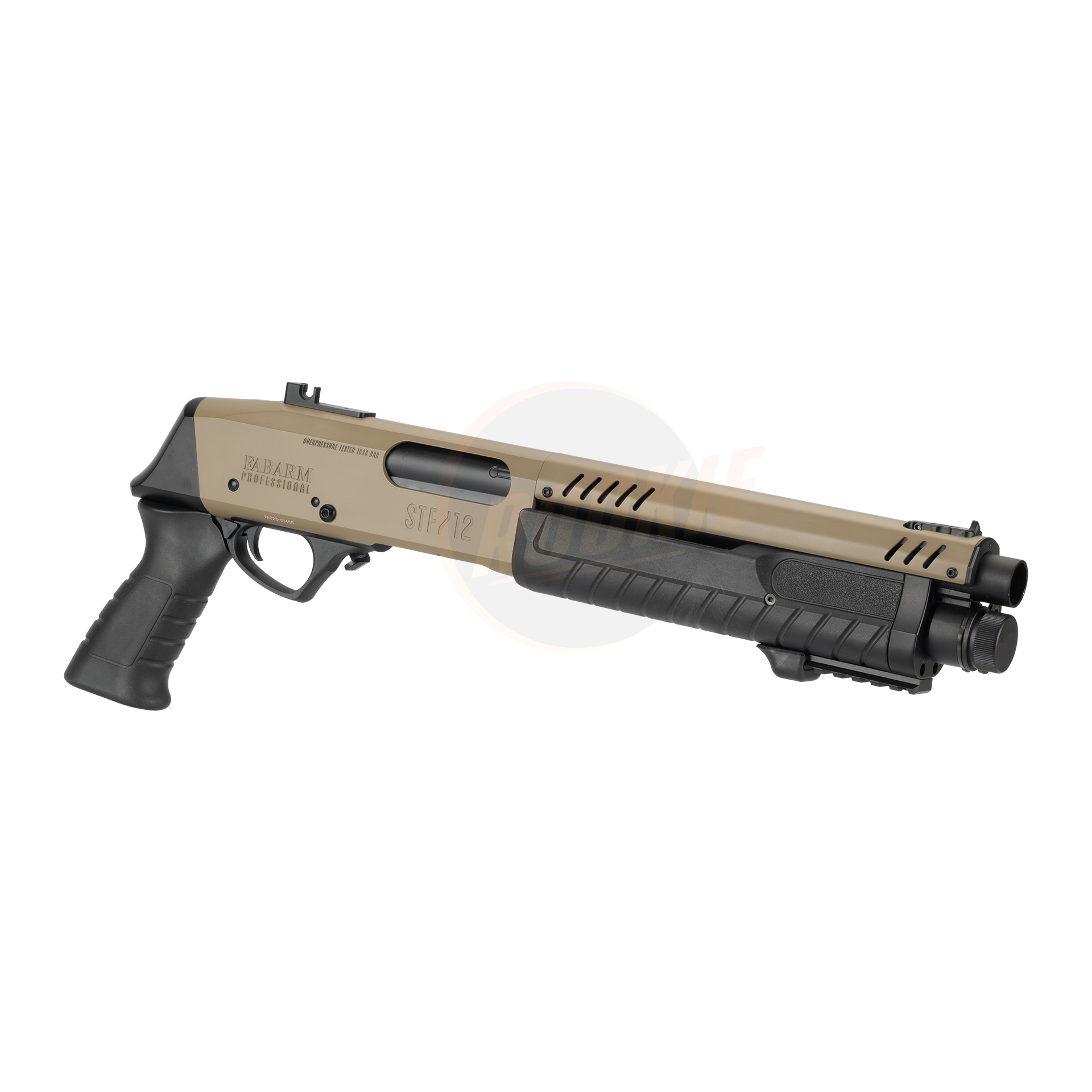 BO FABARM STF/12 Short Initial 11" Gas Pump Action Shotgun (FDE)