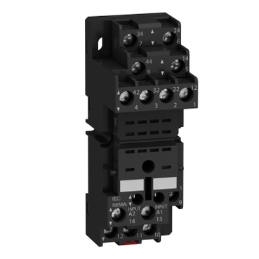RXZE2M114 SCHNEIDER Socket, Harmony, for RXM2 RXM4 relays