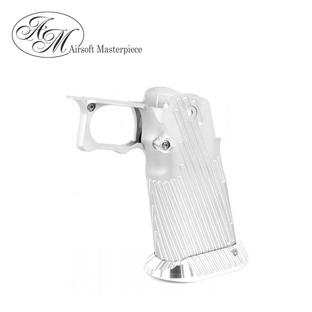 Airsoft Masterpiece Aluminum Grip for Hi-CAPA Type 15 (Infinity 172) Silver