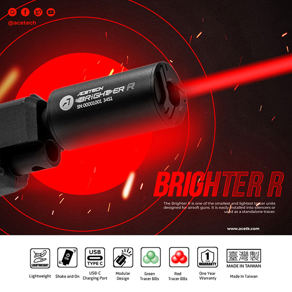 ACETECH Brighter R Tracer Unit