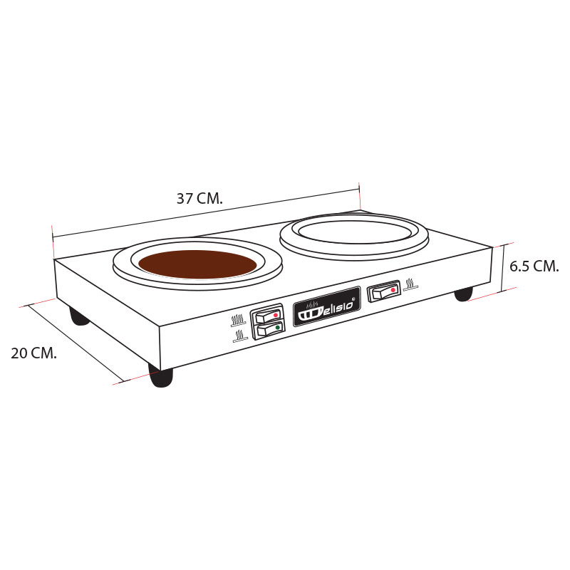 เครื่องต้ม และ อุ่นกาแฟ 520 วัตต์ 1614-034