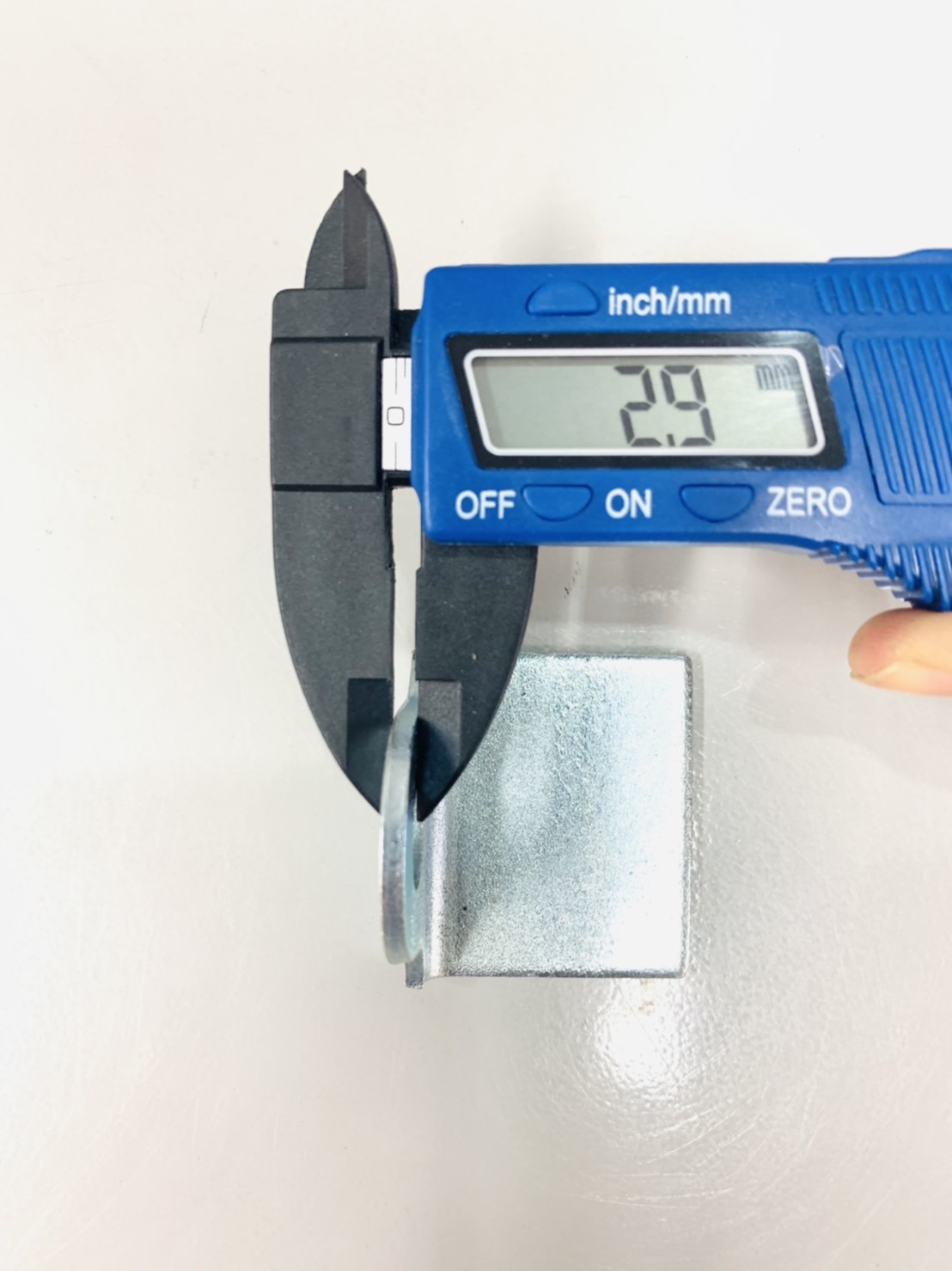 หูสายยูชุบซิงค์ มุมฉาก (แพค2อัน)