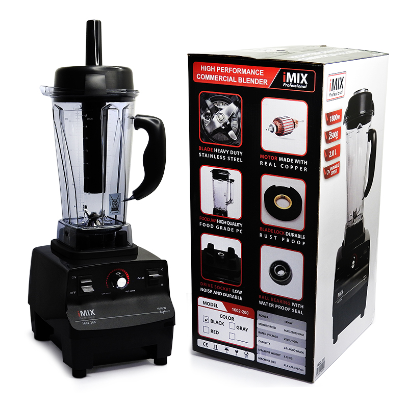 IMIX High performance commercial blender 1800W with 2L Jar -VARIABLE SPEED