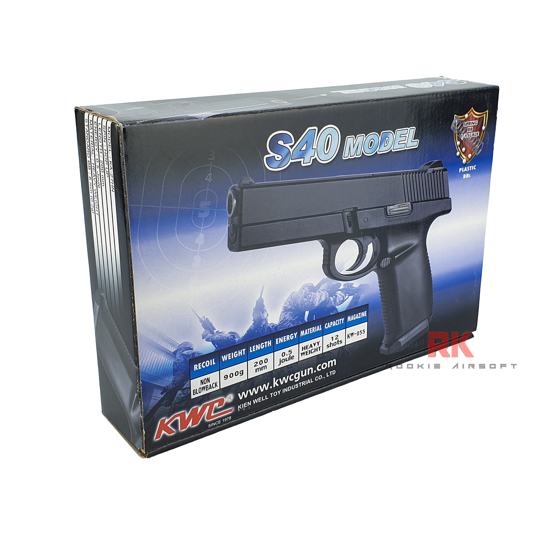 KWC S&W S40 Spring Action