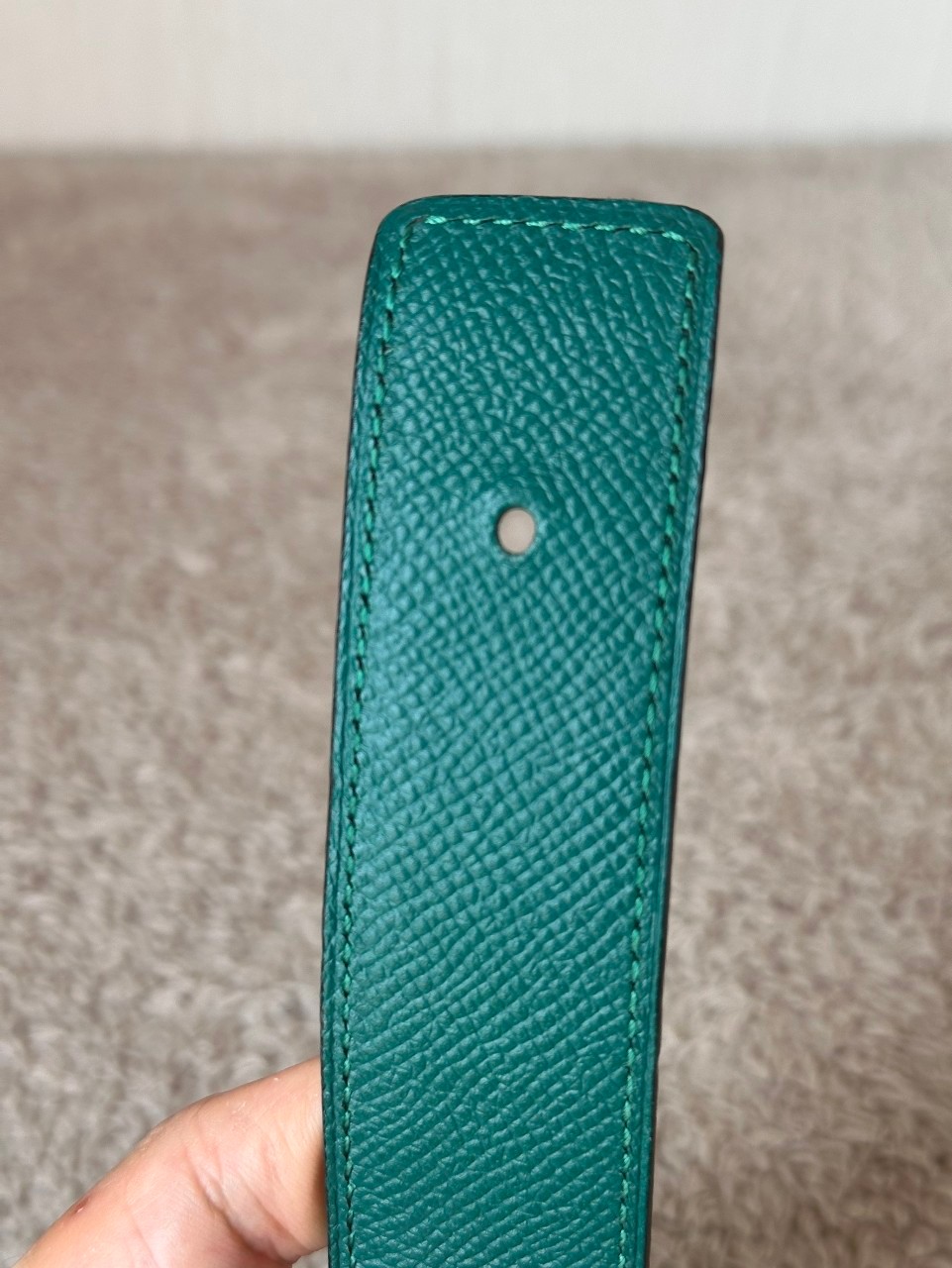 Hermes belt 32mm stamp R square