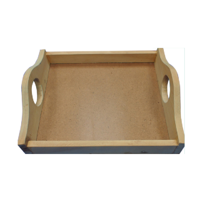 Wood tray (size 27x23x6 cm,1pc/pack)