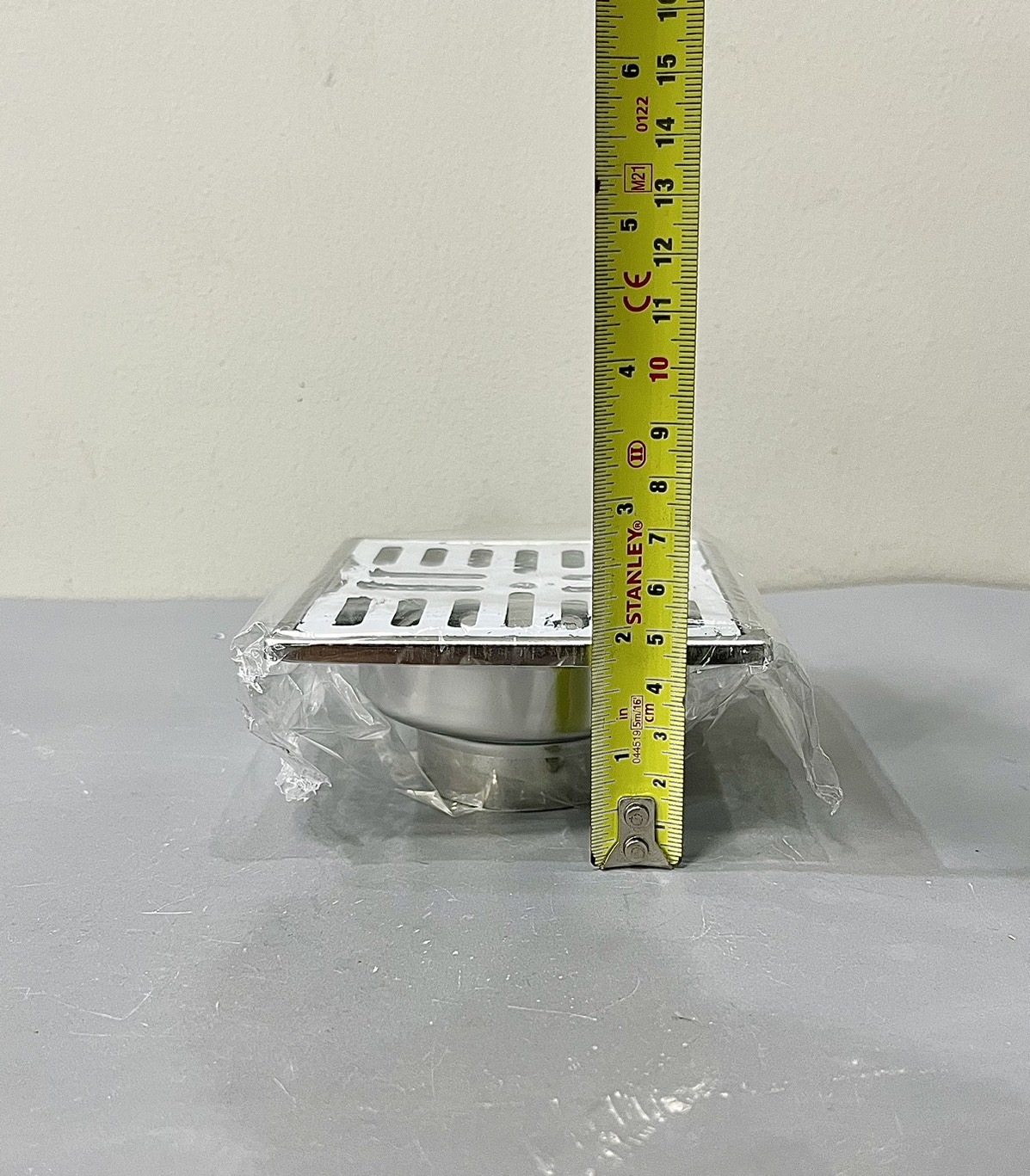 ตะแกรงกันกลิ่นสแตนเลส ขนาด 4" สวมท่อ 2"
