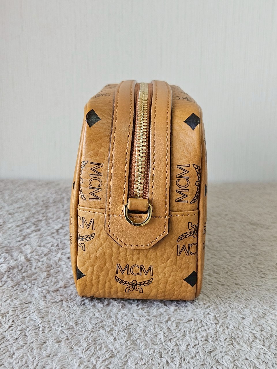 MCM Geo Laurel Wash Bag