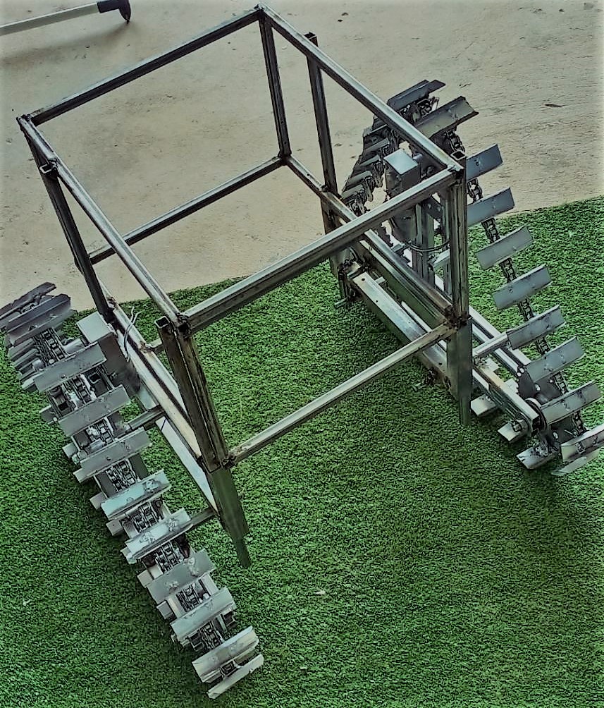 ชุดล้อตีนตะขาบ สายพานหุ่นยนต์ พร้อมตัวโครง Ex