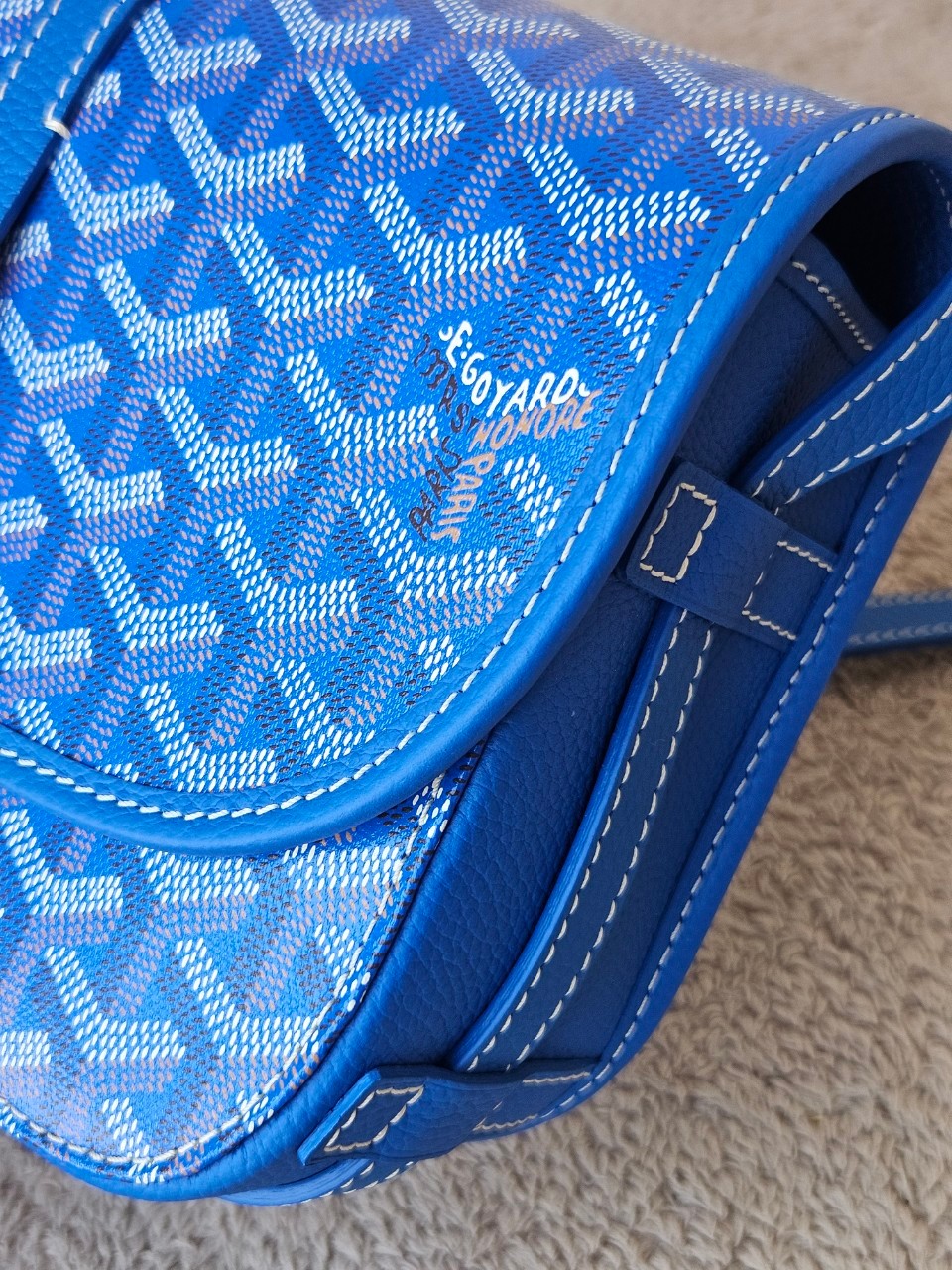 Goyard Belvedere PM sky blue