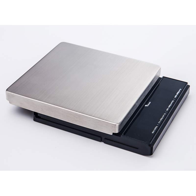 Set-scale machine with foldable coffee drip stan-gold, gray color 0609-098