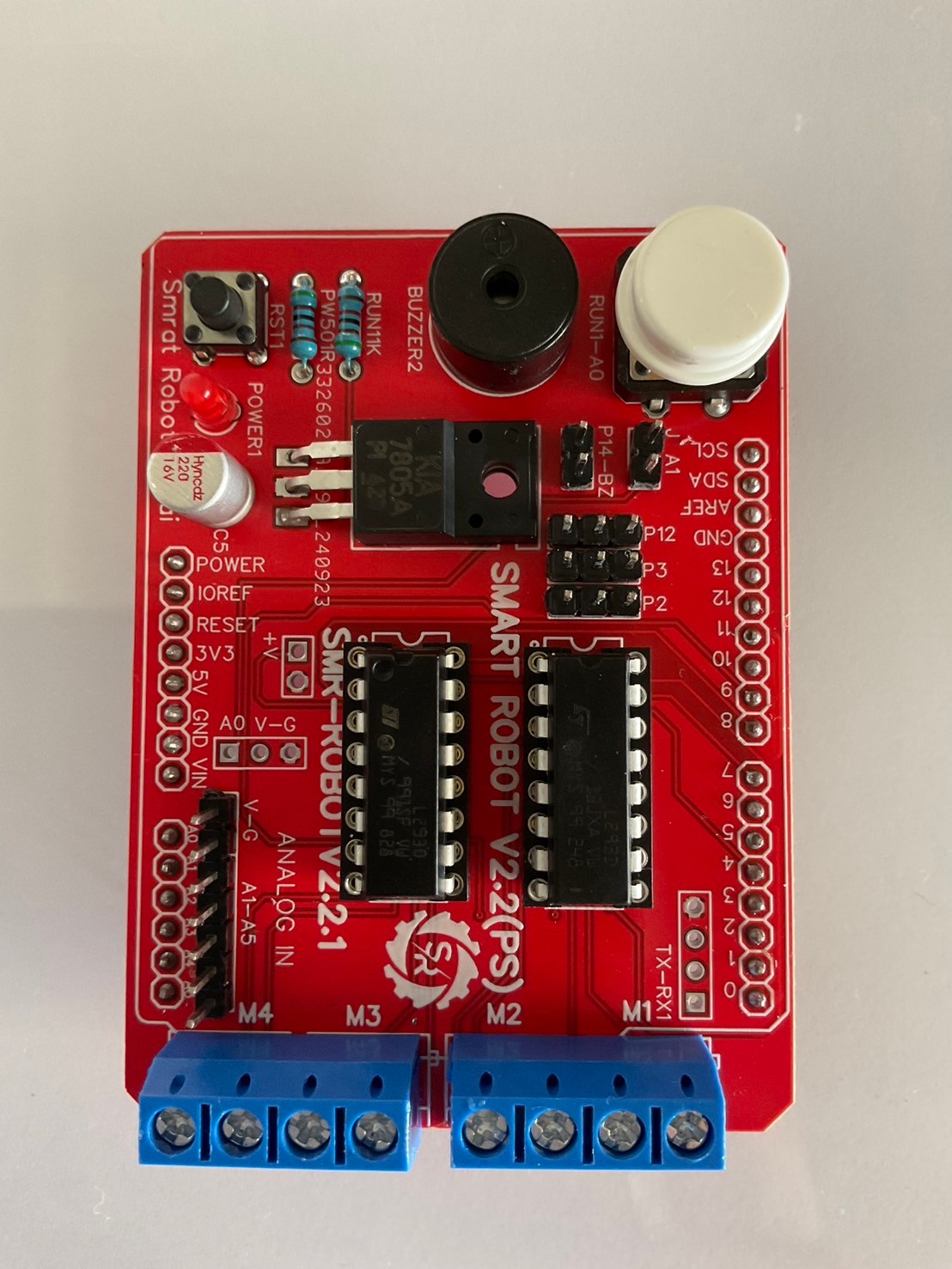 SMR บอร์ดหุ่นยนต์ระดับผสมบังคับจอย พร้อมใช้งาน (ไม่รวมบอร์ดarduino uno)
