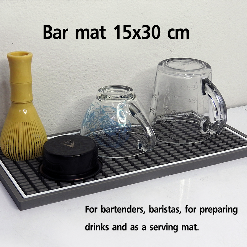 ผ้ายางรองบาร์ ปุ่มใหญ่ 15x30cm