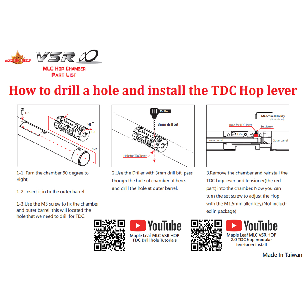 Maple Leaf VSR-10 Hop Chamber 2.0 (TDC Design)