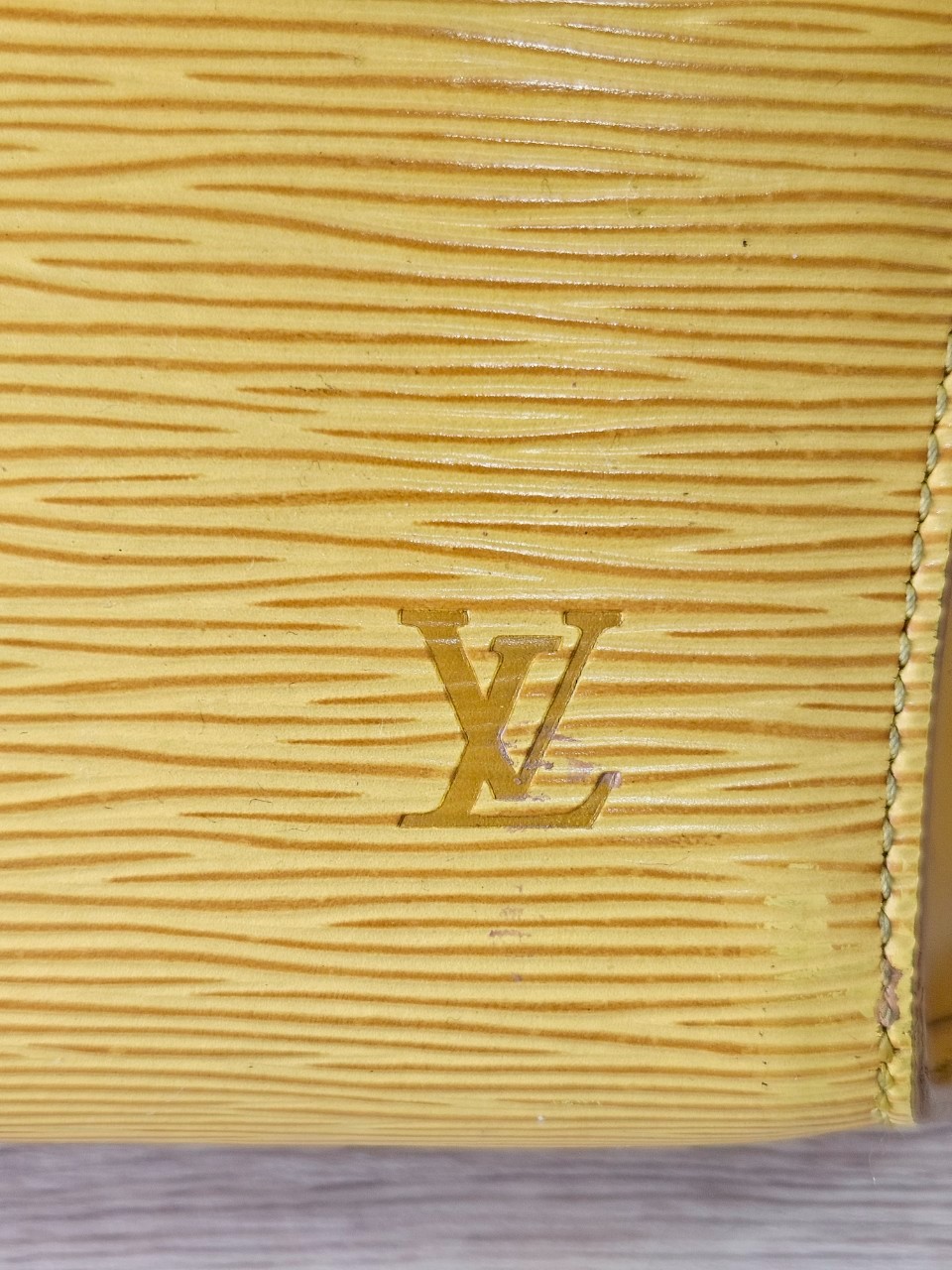 LV Yellow Epi Mabillon Backpack