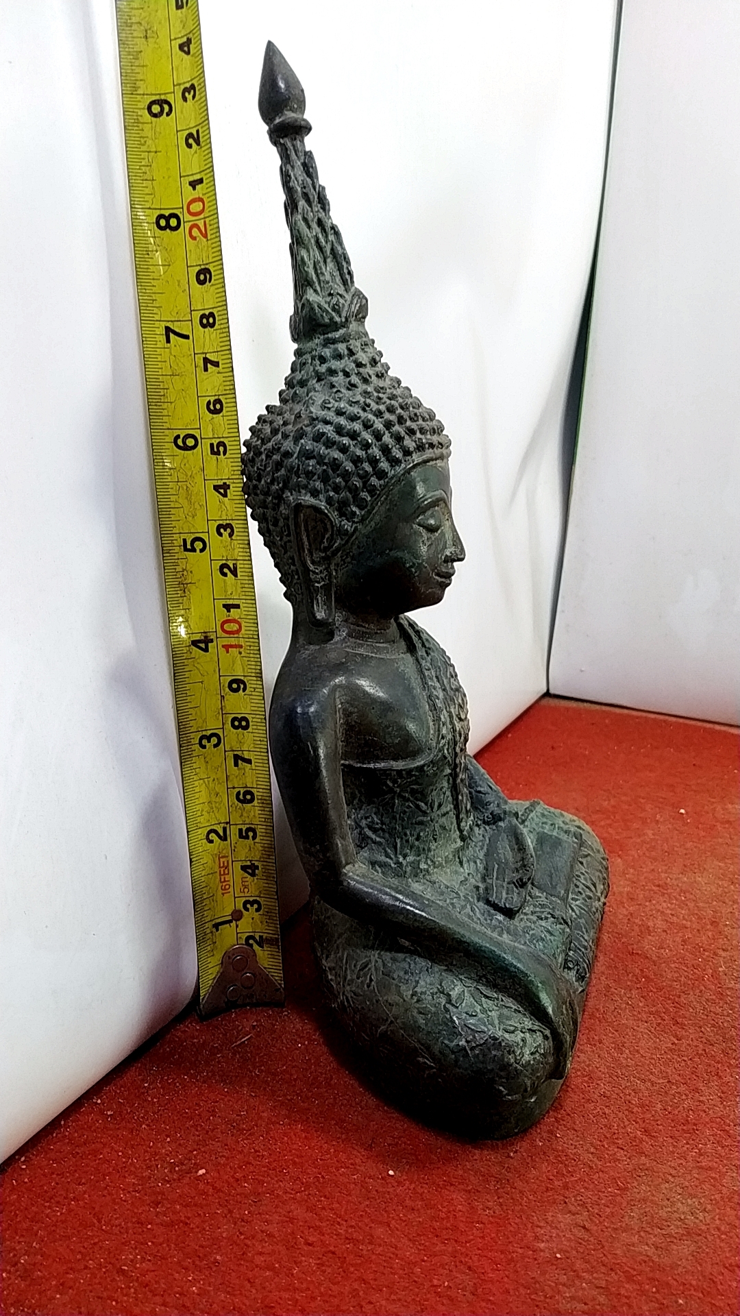 พระเชียงรุ้ง ปางชนะมาร ห่มจีวรลายดอกพิกุล หน้าตัก 5 นิ้ว