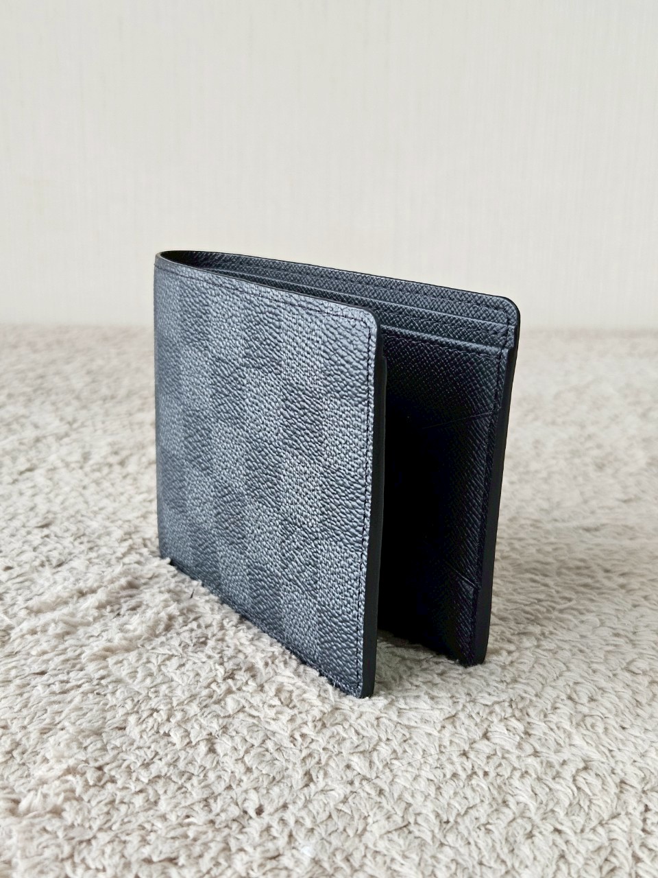 LV Multiple Damier Graphite Wallet Microchip