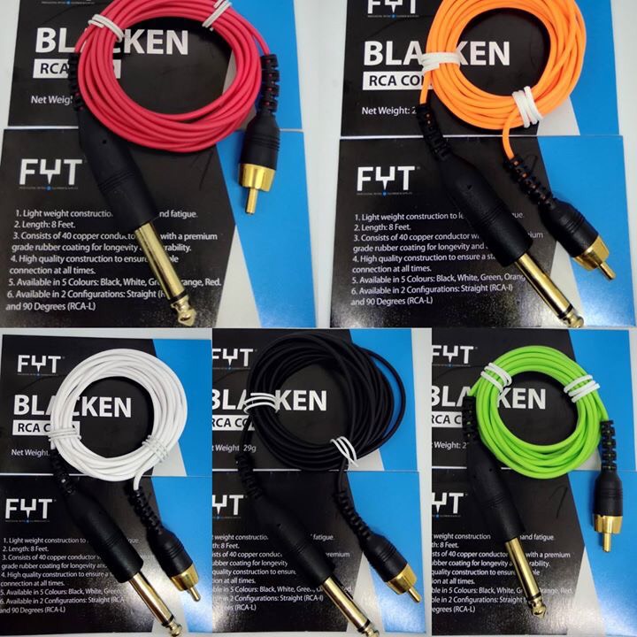 FYT RCA Clip Cord แบบหัวตรง