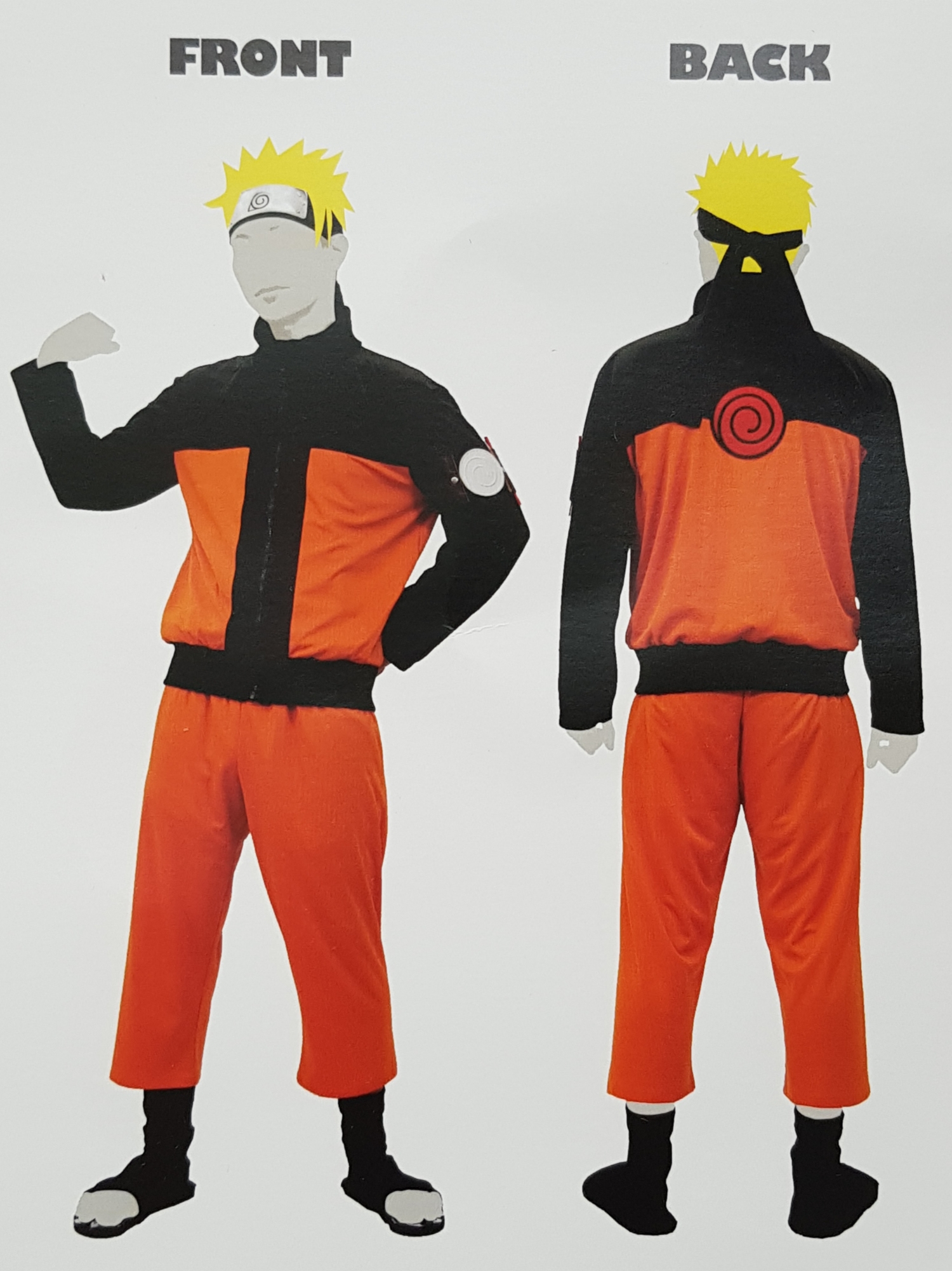 Naruto Uzumaki Cosplay เช่าชุดคอสเพลย์ นารูโตะ อุซึมากิ (A0003)