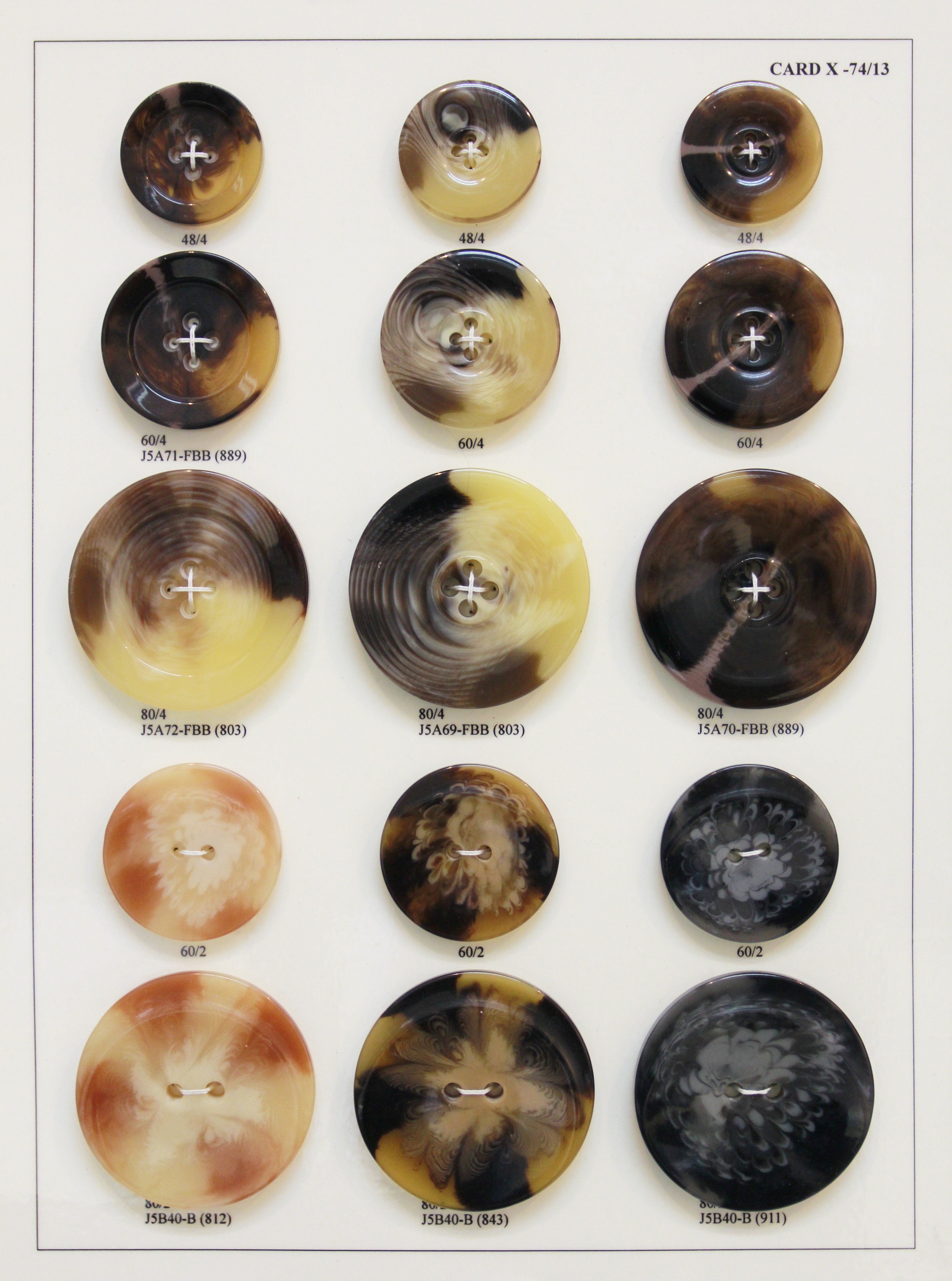 POLYESTER BUTTON