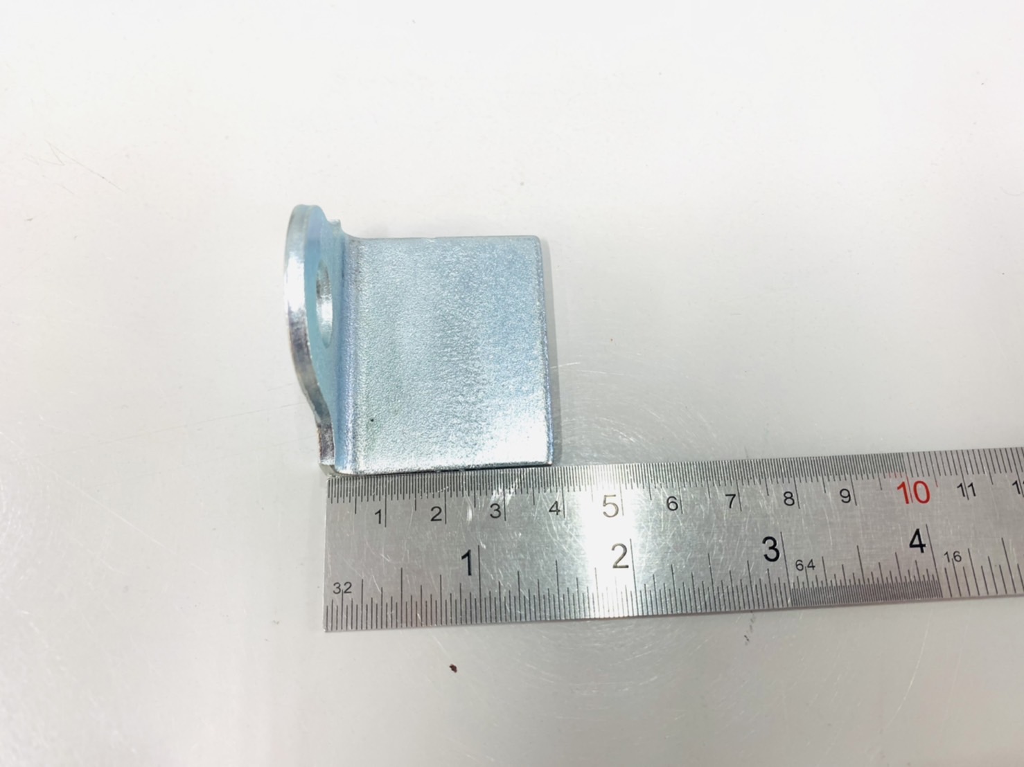 หูสายยูชุบซิงค์ มุมฉาก (แพค2อัน)