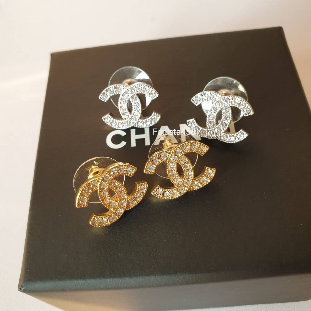 ต่างหูชาแนล Hiend ต่างหูชาแนลงาน1:1 Chanel Classic earring