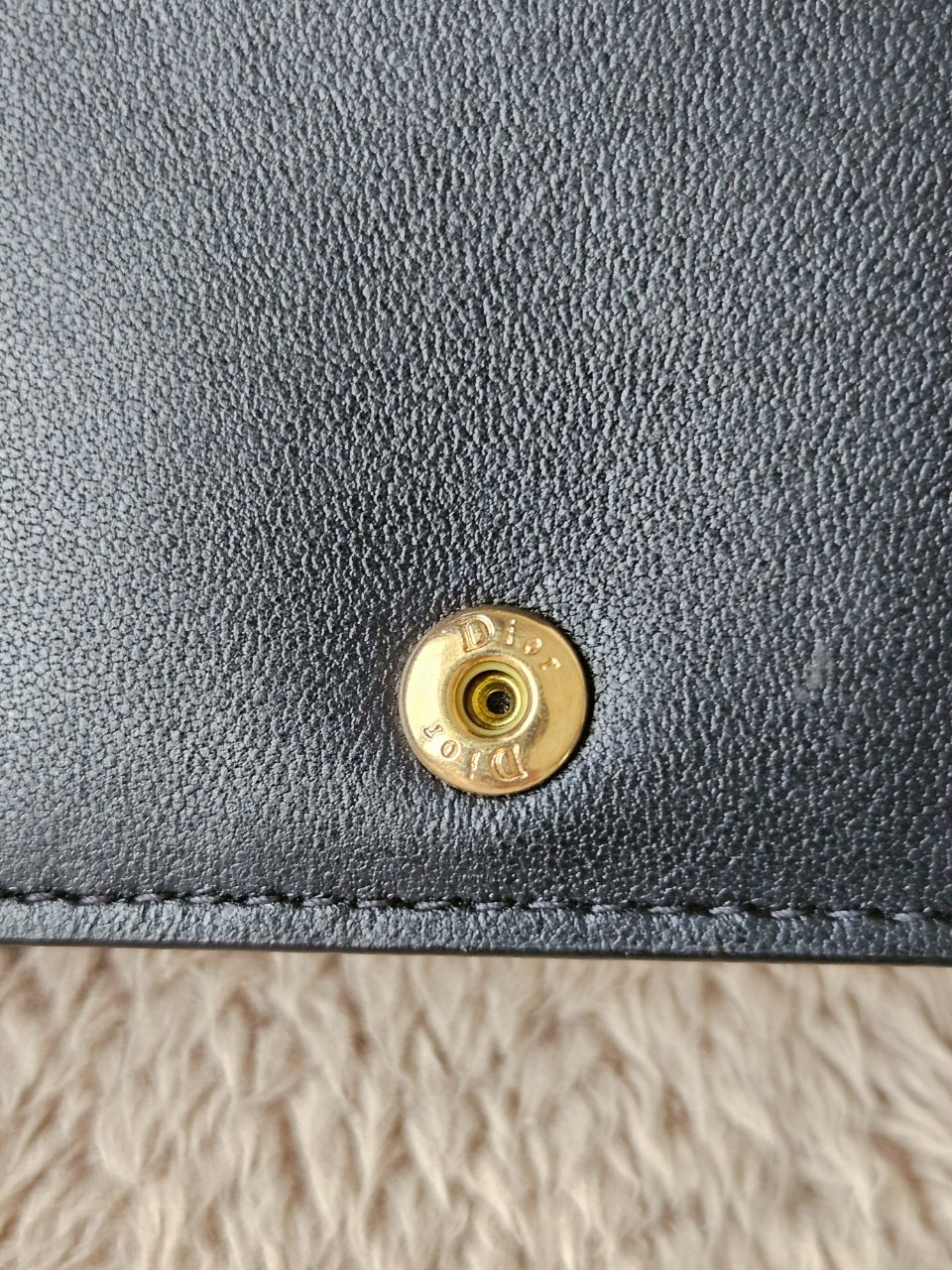 Dior Lady Dior Medium Wallet Lambskin Black