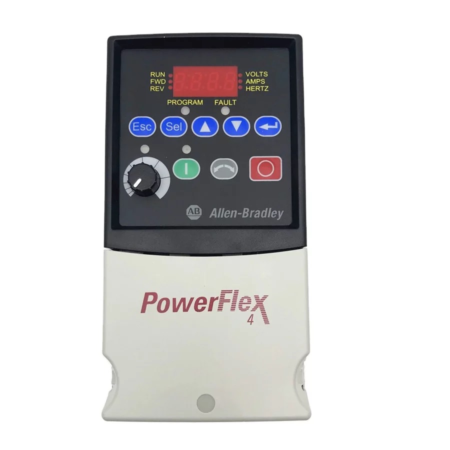 Allen-Bradley 22A-D4P0N104 PowerFlex 4 AC Drive 480VAC/3-Phase/4A/1.5kW/2HP/IP20