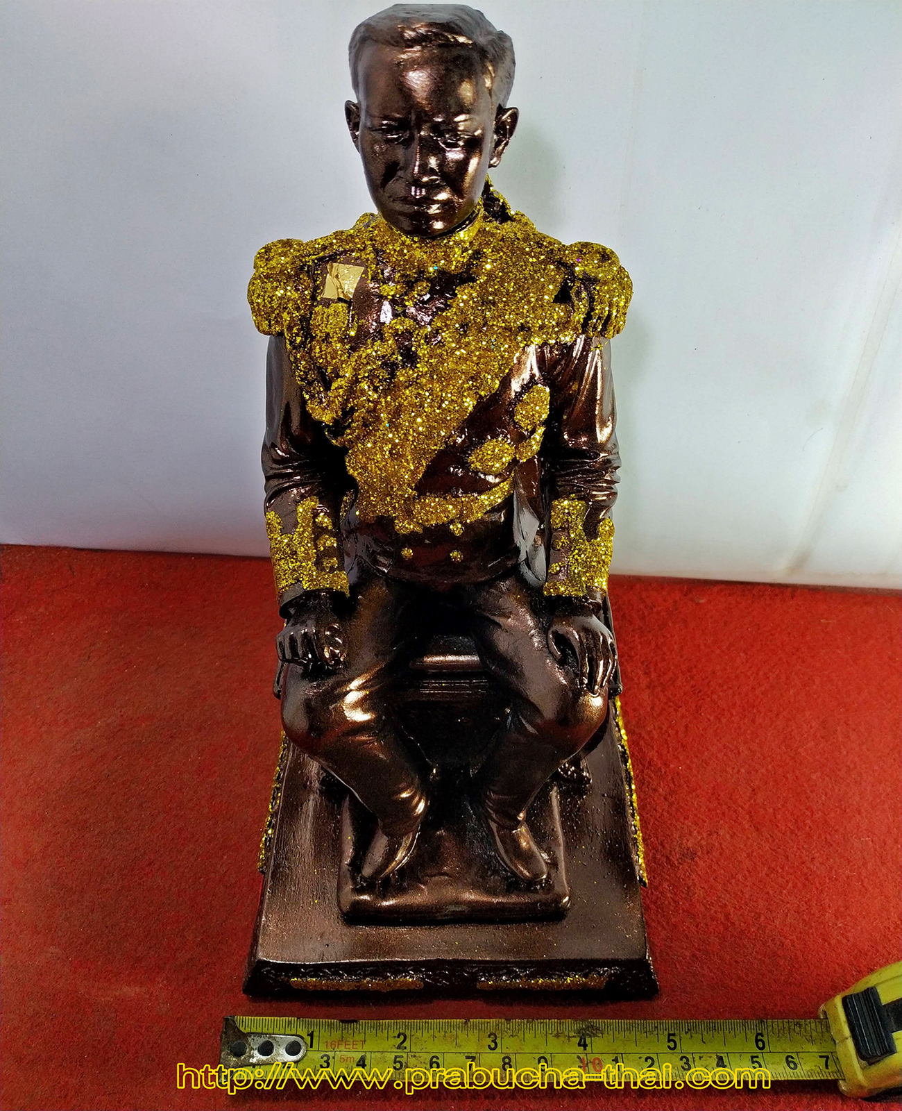 รูปหล่อ กรมหลวงชุมพรเขตอุดมศักดิ์ องค์บิดาของทหารเรือไทย เนื้อเรซิ่น