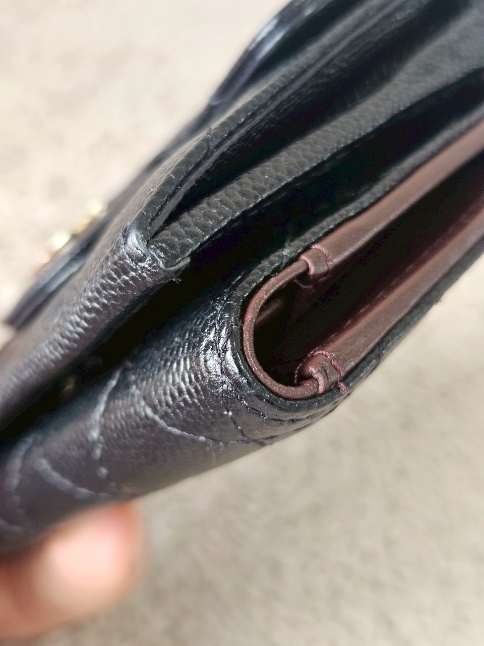 Chanel Trifold Short Black Caviar GHW Wallet