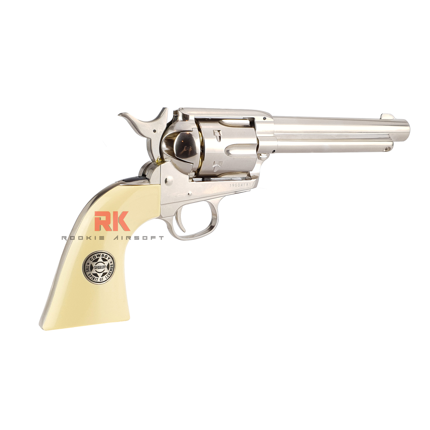 UMAREX Colt SAA Peacemaker Co2 6mm - Nickel Pearl