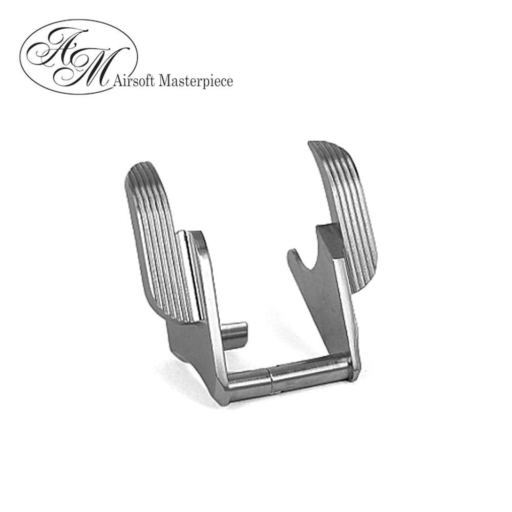 Airsoft Masterpiece Steel Thumb Safety Type 5 - Wilson Ambi (Silver)