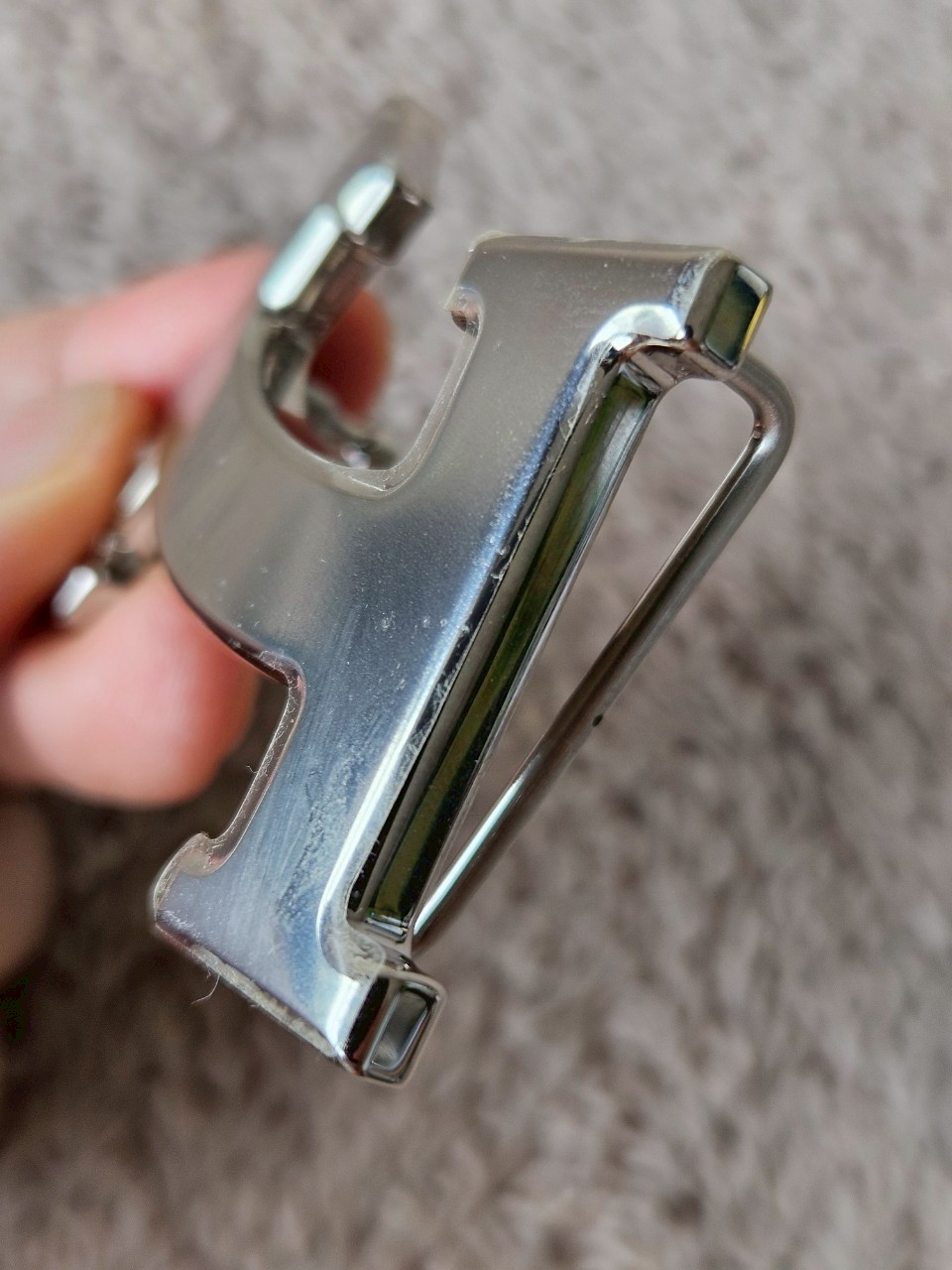 Hermes Belt 32mm size90 เอว34-36 สายสีน้ำเงิน/น้ำเงินเข้ม