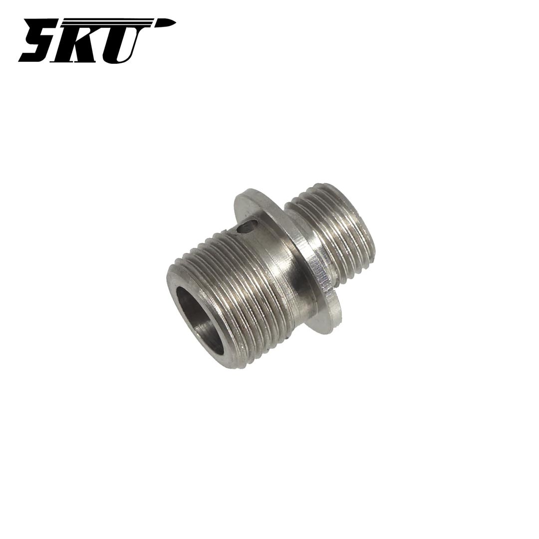 5KU Stainless Steel Silencer Adapter (M11 CW to M14 CCW)