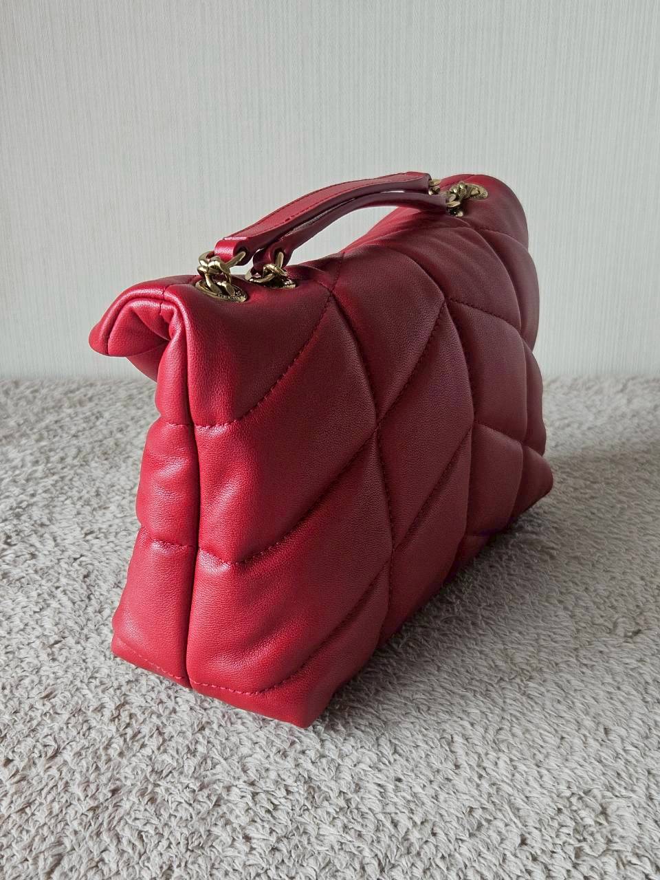 YSL Toy Puffer Mini Bag สีแดง