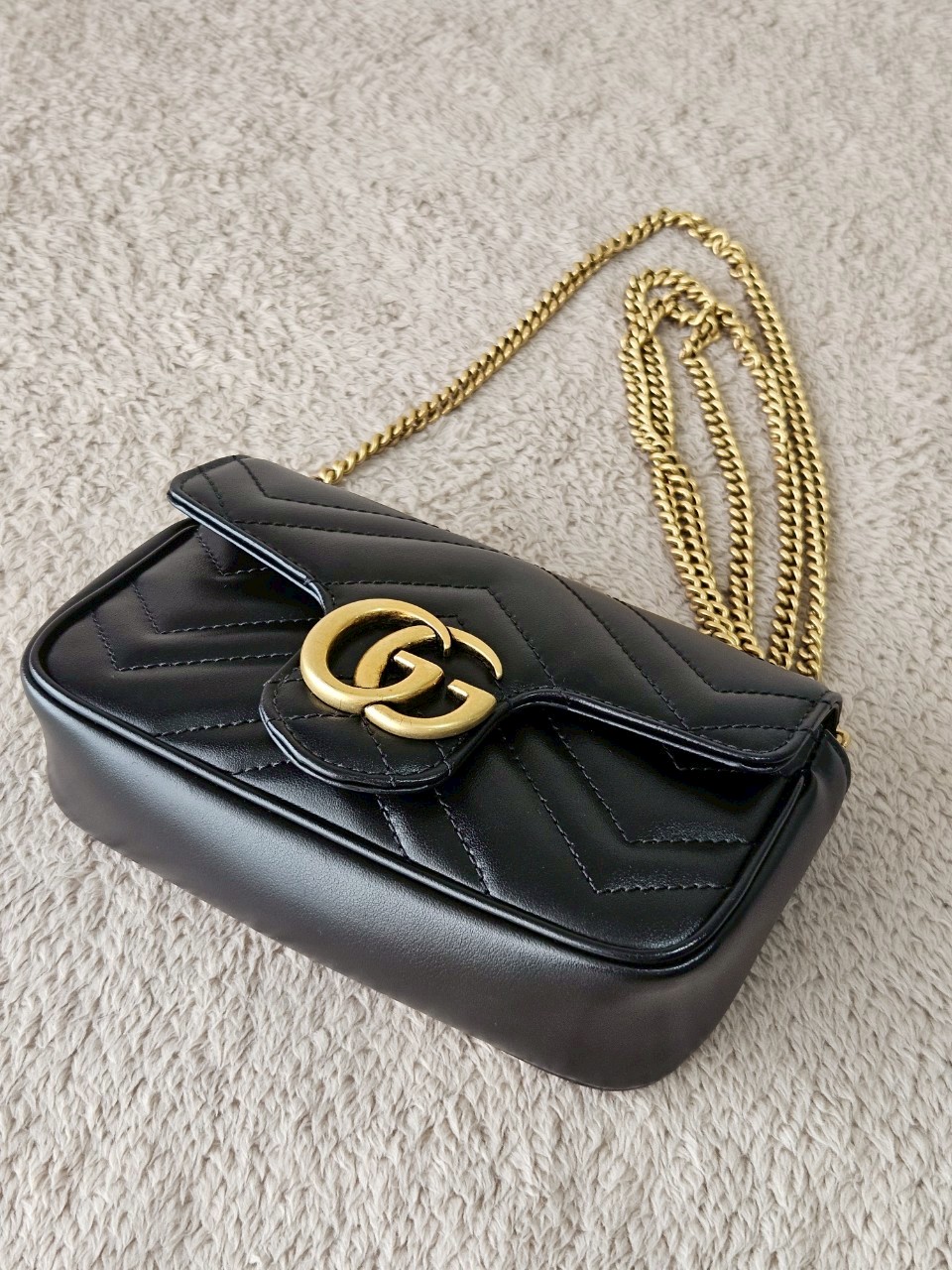 Gucci Marmont Super Mini สีดำ