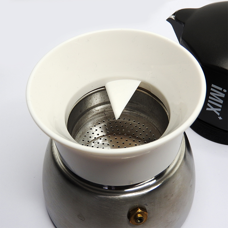 วงแหวนช่วยกรอกกาแฟมอคค่าพอท Ø53 mm. สำหรับ 3 cups