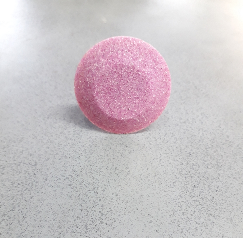 หินเจียแกน 6มิล A-36 42x10มิล ทรงกลมแบน