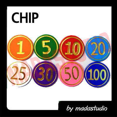 เหรียญชิพนูน/เหรียญชิพทอง