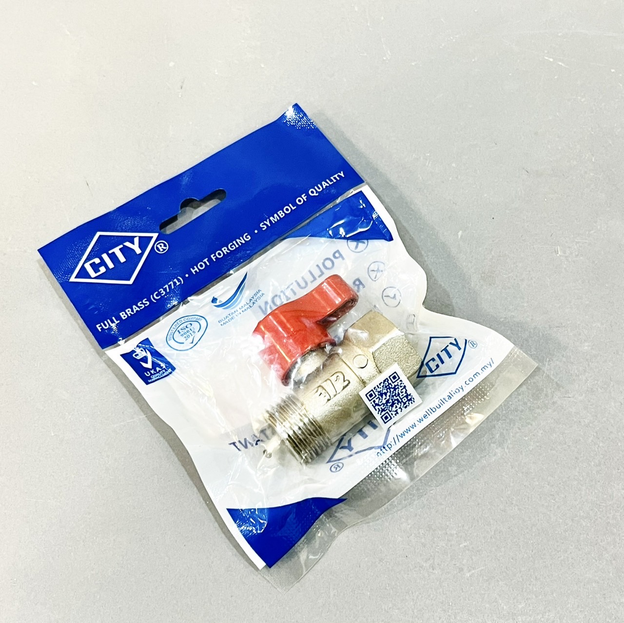 มินิบอลวาล์ว 1/2" ผม รุ่นประหยัด