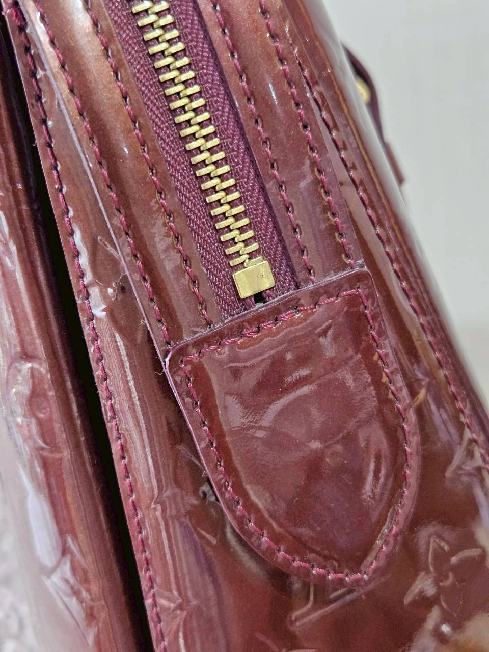 LV M91390 Melrose Amarante Vernis